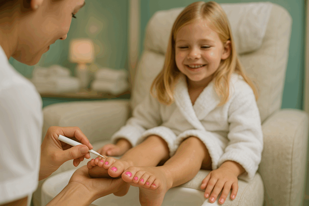 Nail Art by Golden Hill Nail Spa Savannah GA — kids pedicure service for children